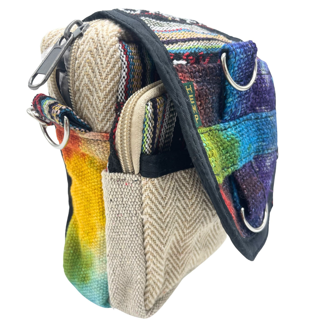 Tie-Dye Hemp Small Messenger Bag – view 3