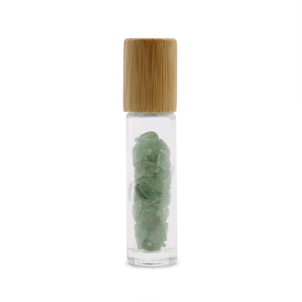 Aventurine Roller Bottle with Wooden Cap, 5ml, 8.8cm – view 2