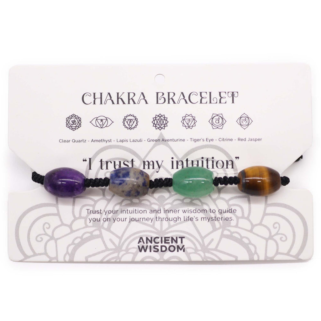 Chakra Gemstone String Bracelet - Beaded