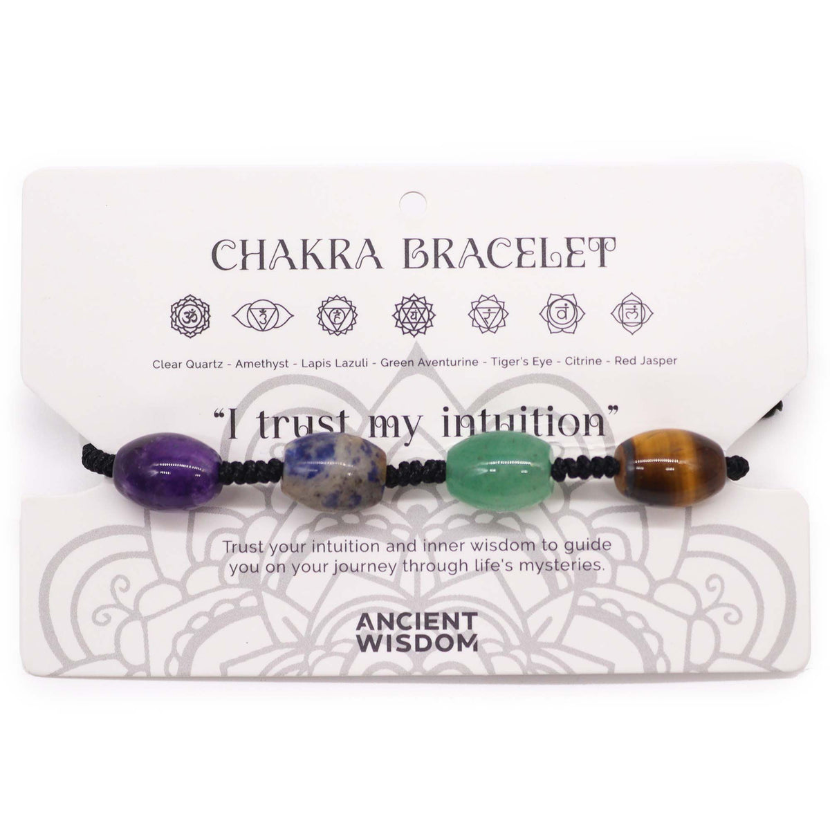 Chakra Gemstone String Bracelet - Beaded