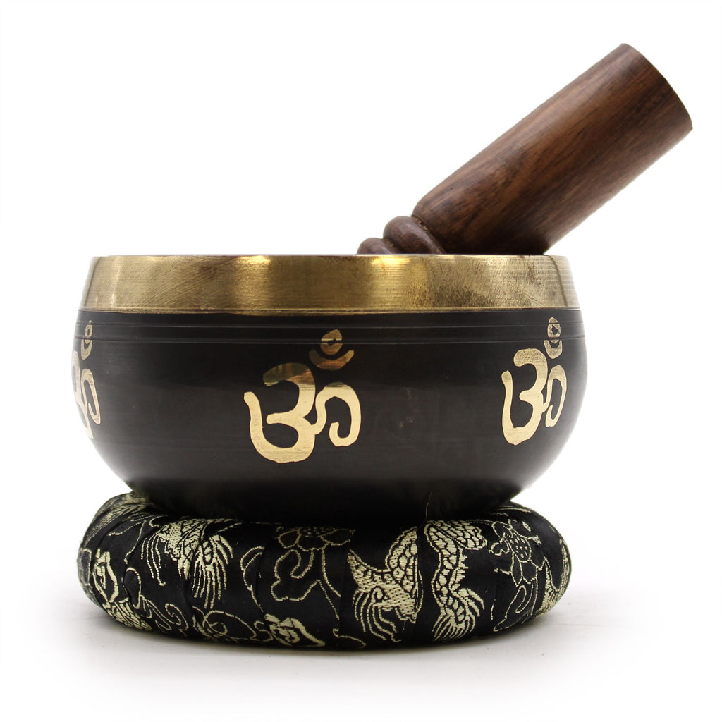 Yoga Om Singing Bowl Gift Set 9cm