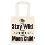 Nomad Sari Tote Bag - Stay Wild Moon Child - Natural Cotton – view 2