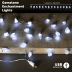 Rock Quartz Gemstone Enchantment Lights