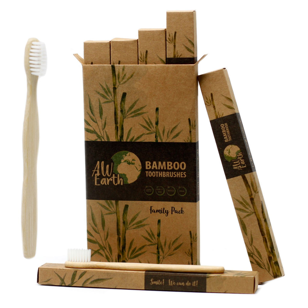 Family Pack Bamboo Toothbrush - 2 Adult, 2 Child – view 6