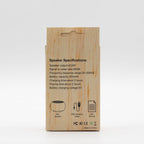 Wooden-Finish Mini Bluetooth Speaker, Mandala Grille – view 7