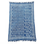 Handmade Indigo Throw - 170x120cm - Chhota Flower – view 4