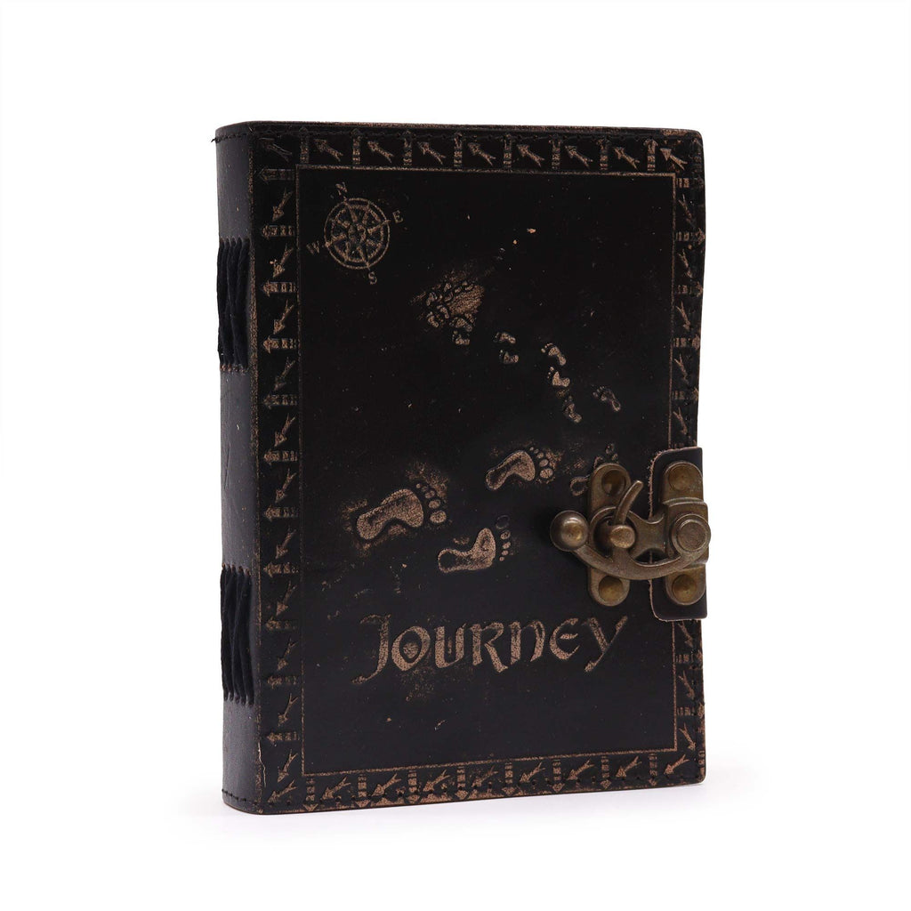 Leather Journal, Journey, Dark Tan – 13x18 cm – view 2
