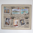 Large DIY Peg Photo Frame - Paris Design – view 3