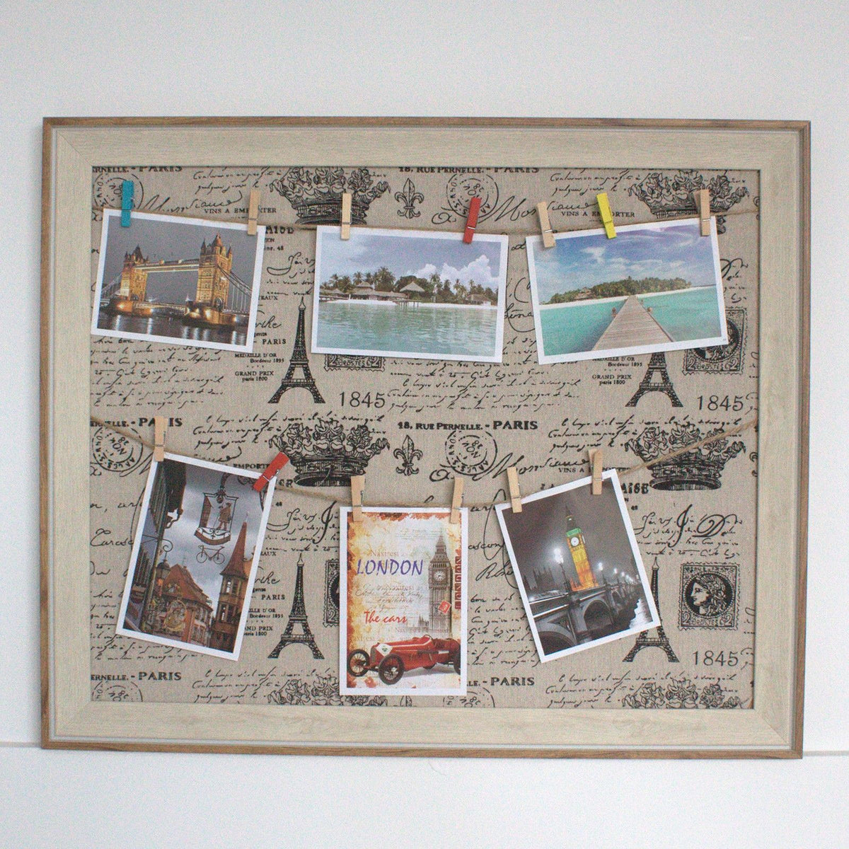 Large DIY Peg Photo Frame - Paris Design – view 3