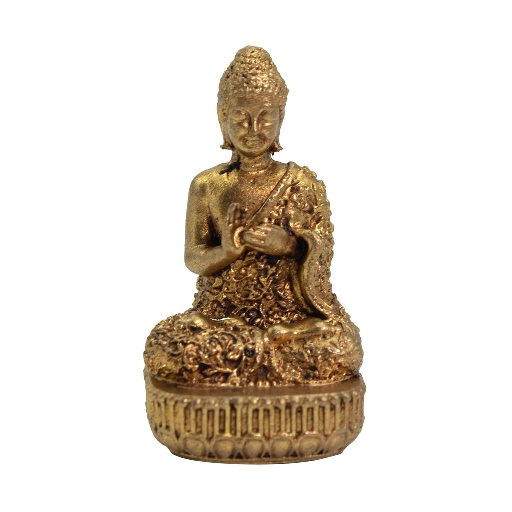 Brass Buddha Miniature Statue - 48mm – view 3