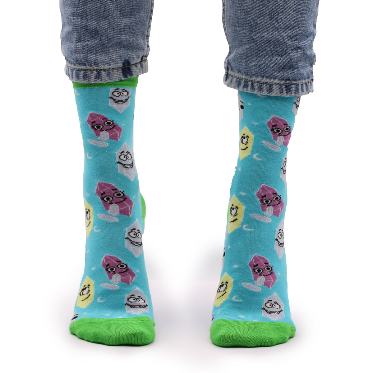 Hop Hare Bamboo Socks Lucky Gemstones Print (36-40) – view 2