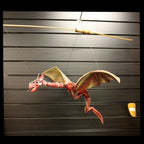 Red Coconut Dragon Mobile - Large - 46 cm