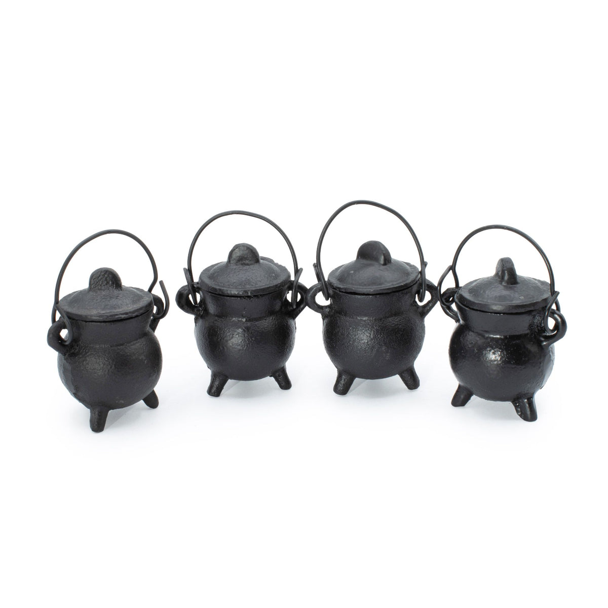 Extra Small Cast Iron Cauldrons 5x7cm Set of 4 – view 5