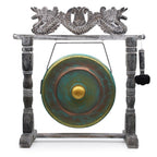 Medium Gong in Greenwash Stand - 50cm – view 3