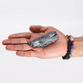 Seven Colour Chakra Titanium Stone, approx 8.5cm