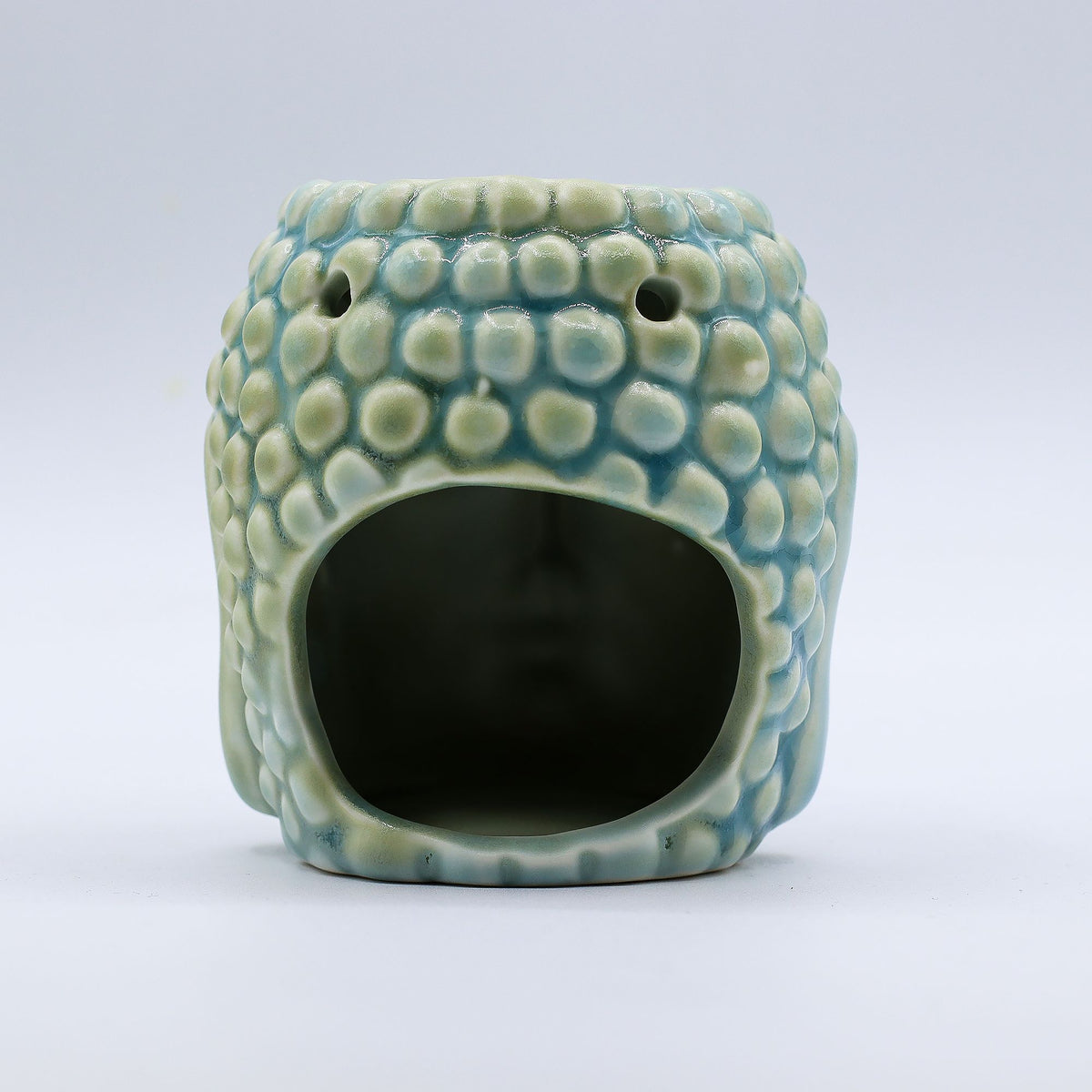 Classic Buddha Ceramic Oil Burner - Blue