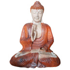 Hand Carved Buddha Statue, Teaching Pose, 40cm – view 2