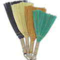 Seagrass Fan Broom Set of 4 - Mixed Colours