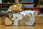 Wooden Number 7 Candle Holder – view 2