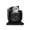Water Pot Tabletop Water Feature, Crystal Ball