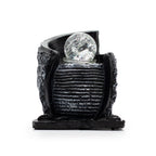 Water Pot Tabletop Water Feature, Crystal Ball