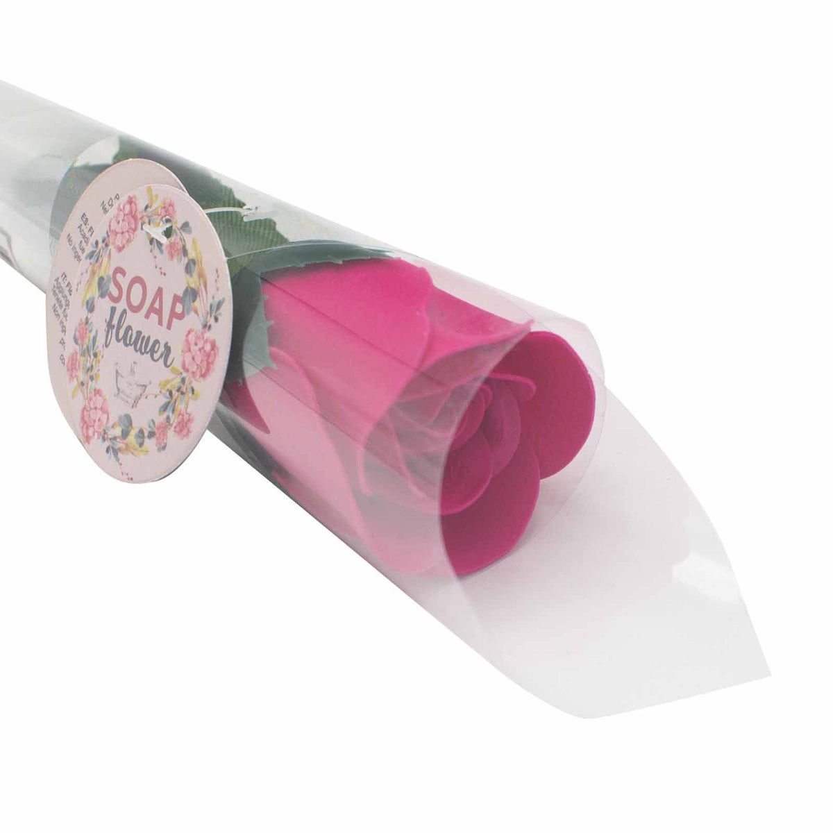 Small Red Rose Soap Flower – view 5