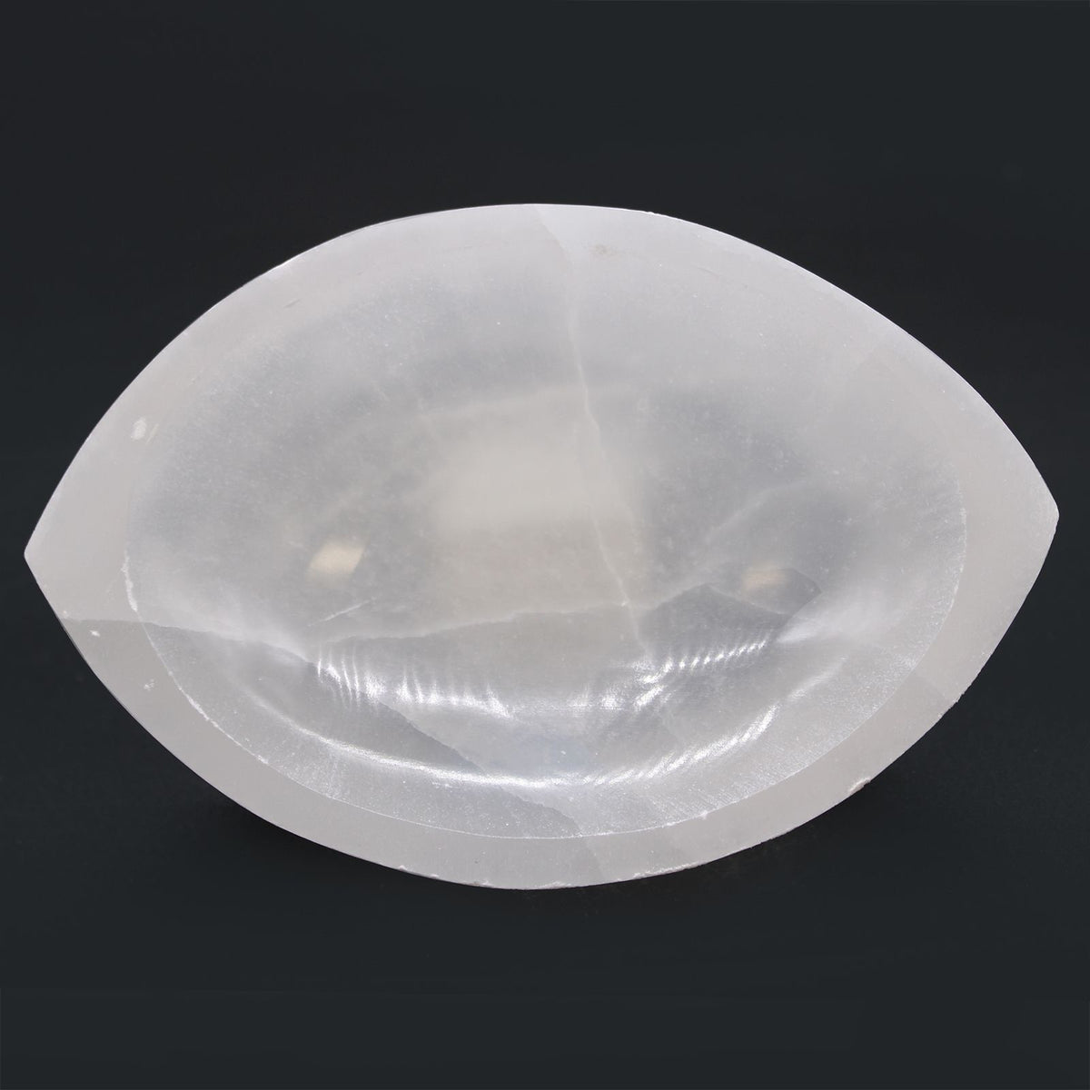 Selenite Eye Bowl approx 15cm – view 3