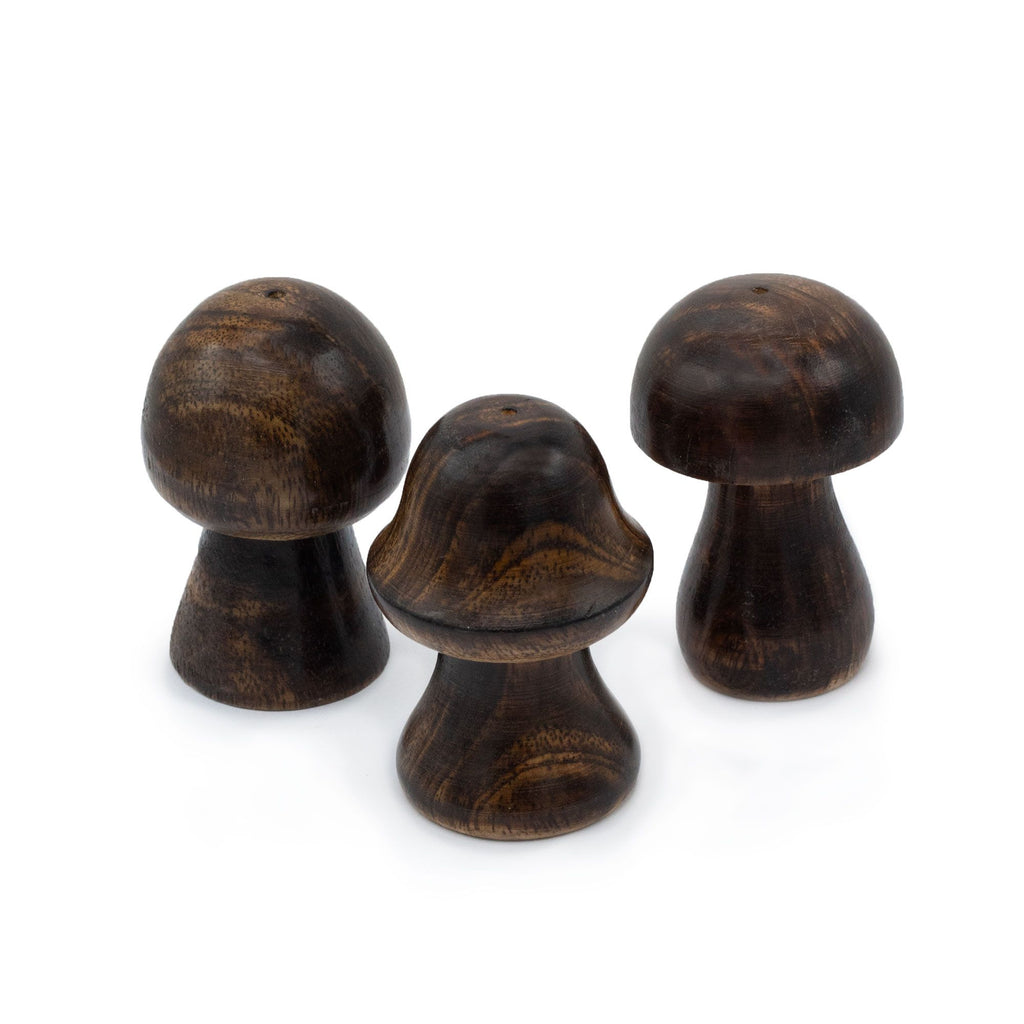 Set of 3 Mini Mango Wood Mushroom Burners 8-6.5cm – view 5