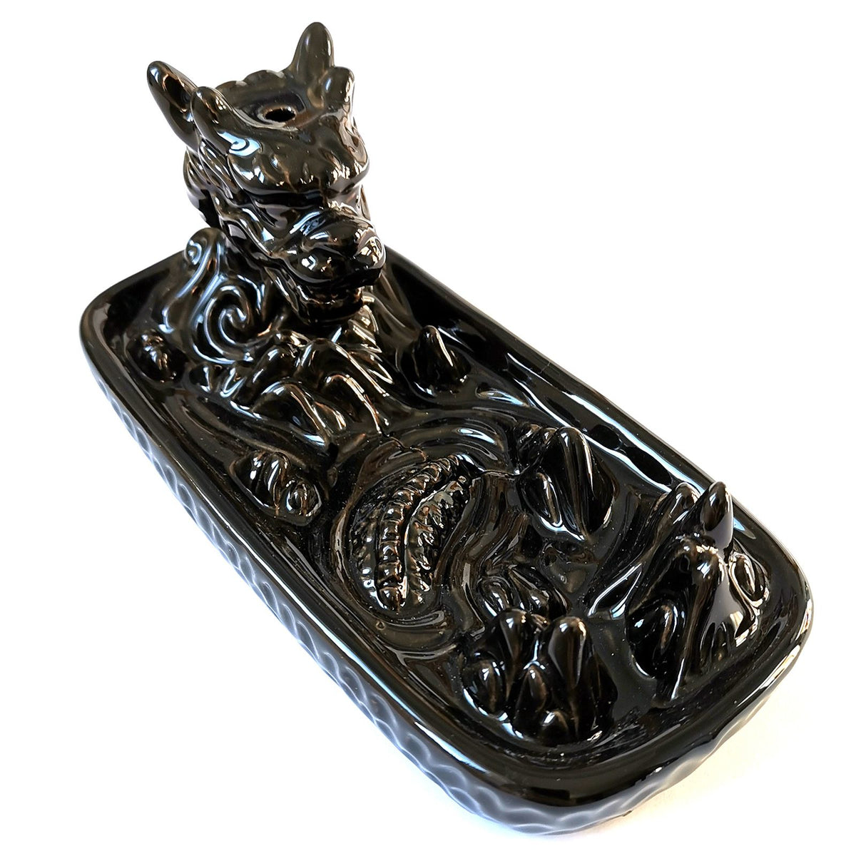 Backflow Incense Burner - Dragon in Mountain – view 3