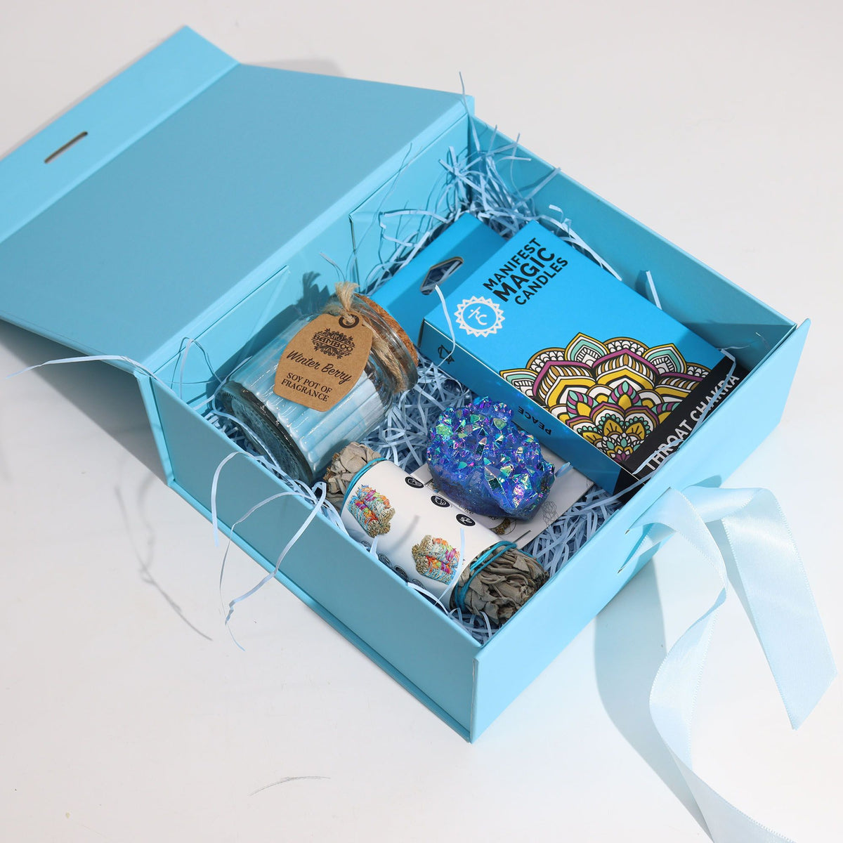 Flat Pack Gift Box Medium Square 20x18.2x8cm Ivory – view 3