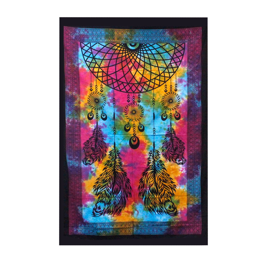 Double Cotton Bedspread & Wall Hanging - Dreamcatcher 230x200cm – view 4