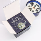 Cancer Zodiac Crystal Candle with Gemstone Bracelet – view 2