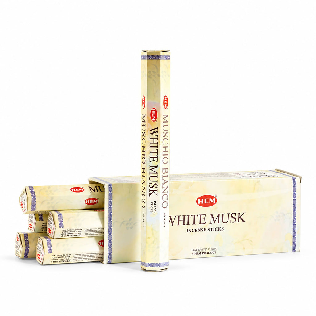 HEM White Musk Hexagonal Incense Sticks – view 2