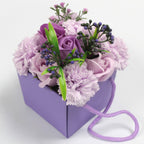 Soap Flower Bouquet - Lavender Rose & Carnation – view 3