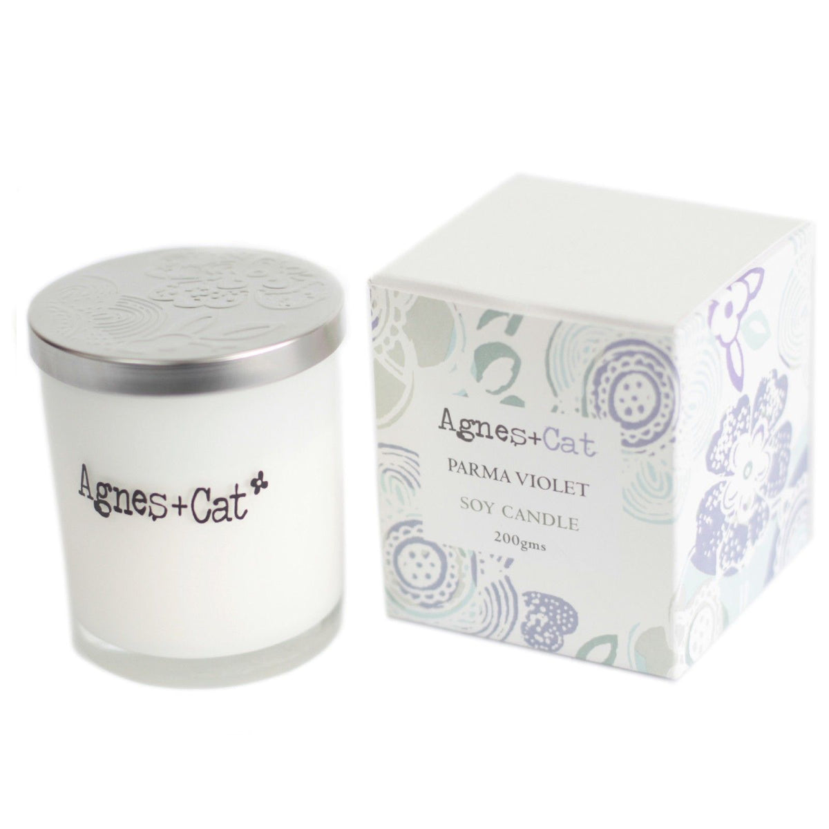 Agnes + Cat Soy Wax Votive Candle - Parma Violet – view 2