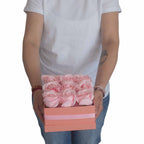 9 Pink Soap Roses Square Gift Box – view 7