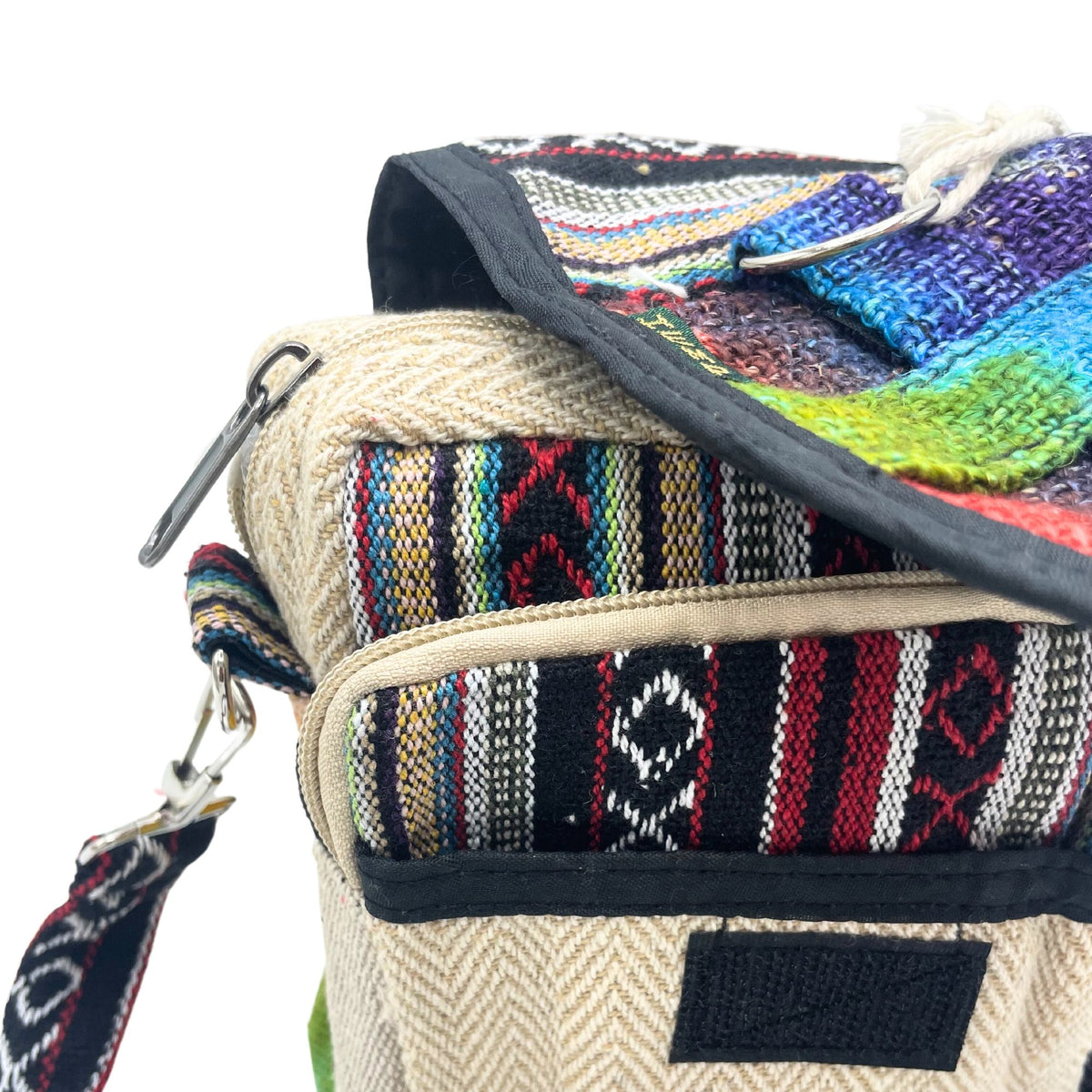 Tie-Dye Hemp Small Messenger Bag – view 2