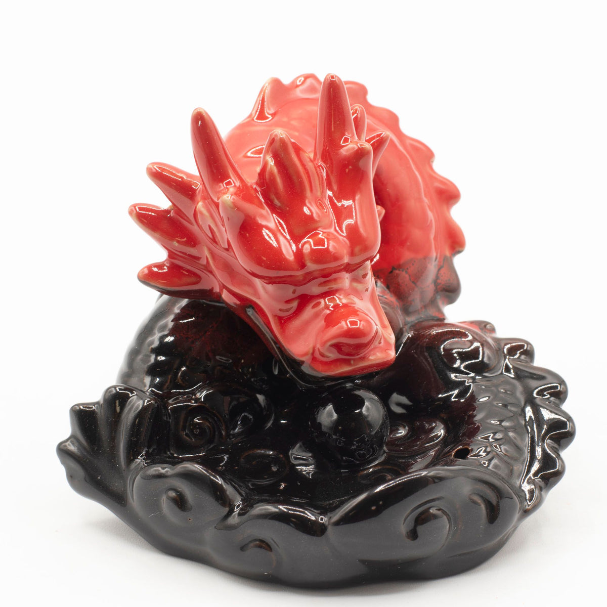 Backflow Incense Burner - Small Red Dragon – view 4