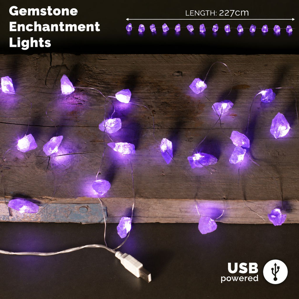 Amethyst Gemstone Enchantment Lights