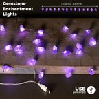 Amethyst Gemstone Enchantment Lights