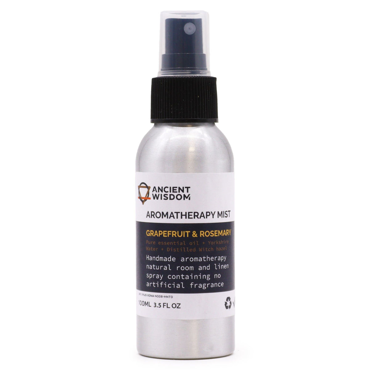 Grapefruit and Rosemary Essential Oil Room Mist, 100ml