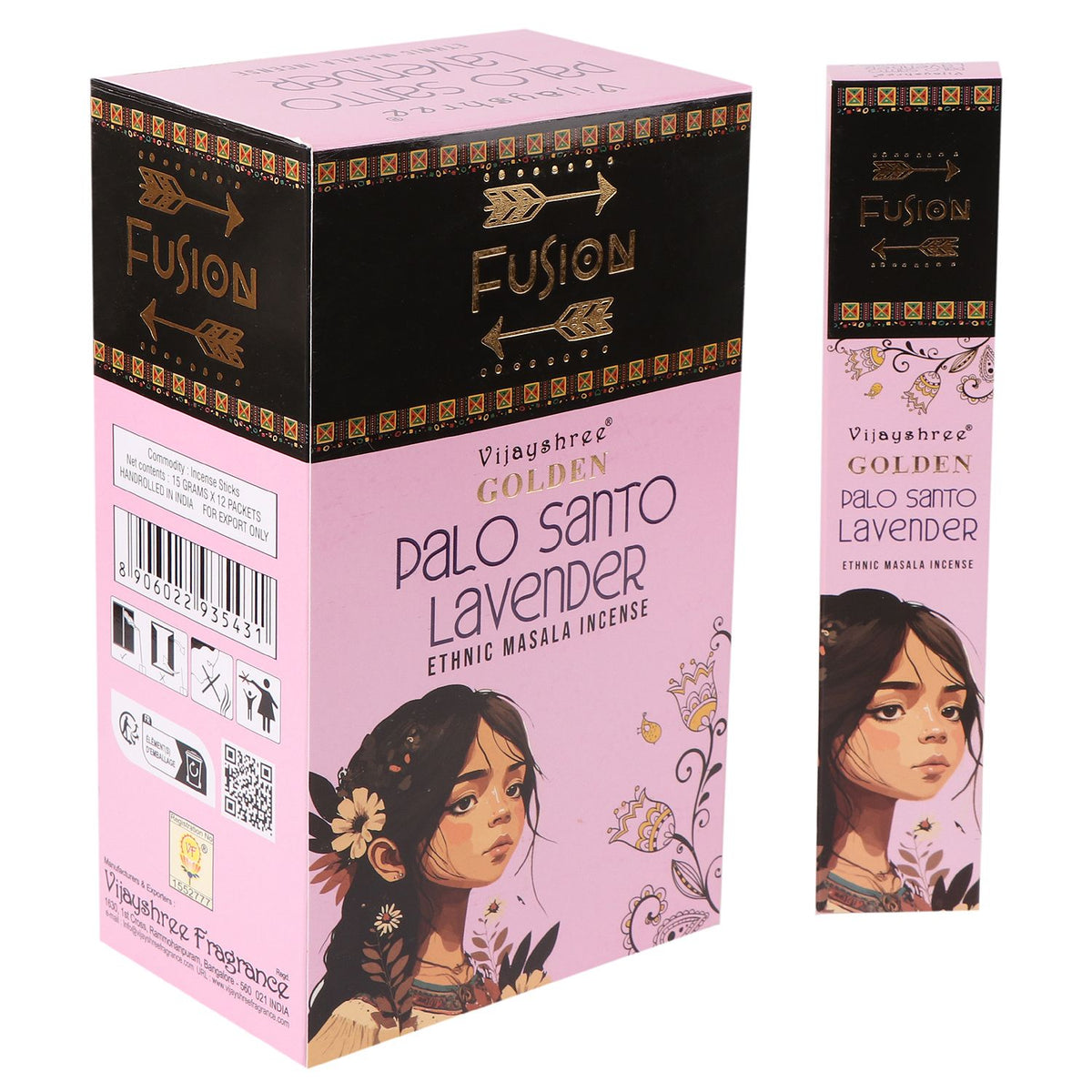 Golden Palo Santo and Lavender Incense Sticks 15g – view 6