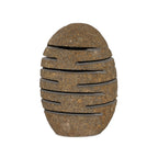 Riverstone Candle Holder - Standing Stone Cut 10x13x22cm