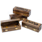 Incense Cone Smoke Box 6" - Mango Wood – view 4