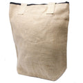 Plain Jute Shopping Bag with Cotton Handles