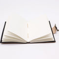 Leather Journal, Journey, Dark Tan – 13x18 cm