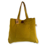 Reversible Jute and Cotton Big Bag in Pistachio – view 2