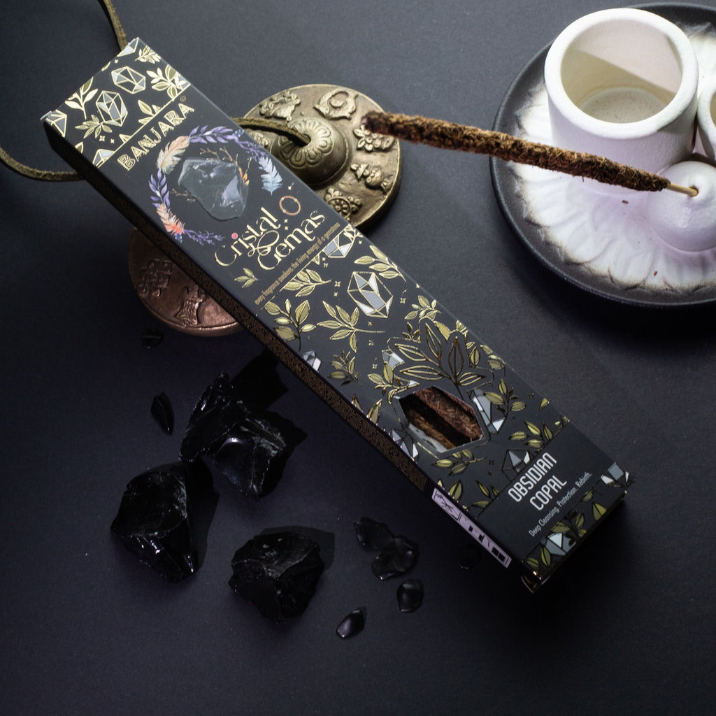 Banjara Crystal Gemas Incense Sticks - Garnet Musk & Amber