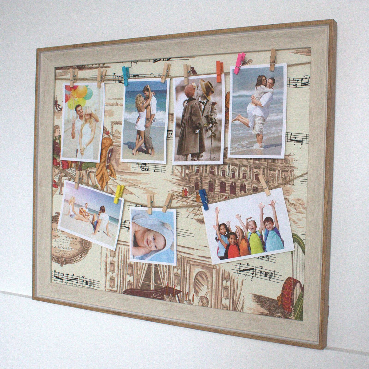 Large DIY Peg Photo Frame - Paris Design – view 2