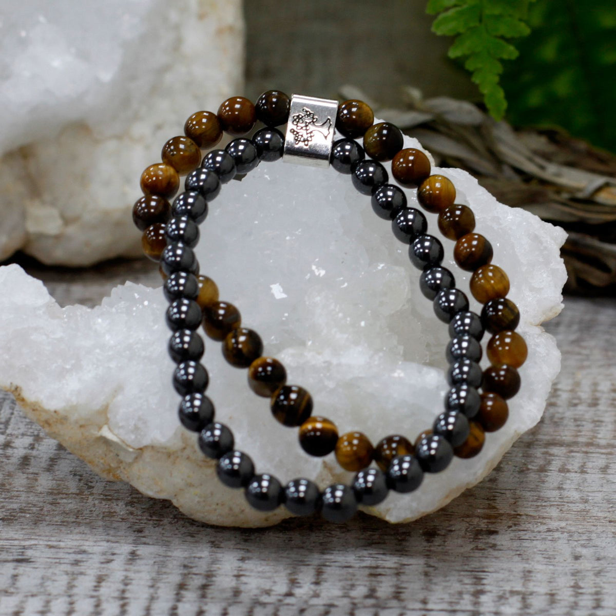 Magnetic Gemstone Bracelet - Tiger Eye – view 2